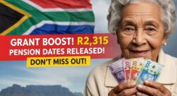 Seniors Alert: R2,315 Pension Grant Dates Confirmed for September 2025