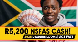 R5,200 NSFAS Allowance at Risk: September 2025 Deadline Nears β Apply Now Before Time Runs Out