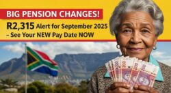 SASSA Pension Grant R2,315 September 2025 – Beneficiaries Urged to Check New Payment Schedule Immediately