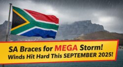South Africa Braces for Weekend Storm – Heavy Rainfall and Winds Expected September 2025