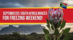 South Africa September 2025: Weekend Cold Front & Heavy Rain Warning