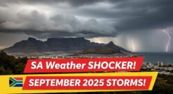 South Africans Warned: Weekend Weather in September 2025 to Bring Storms, Rain, and Cold Conditions